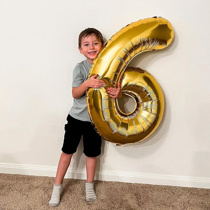 28 Balloon - Gold Birthday Number Balloons, 40 Inch Decorations Men Women | - Image 9