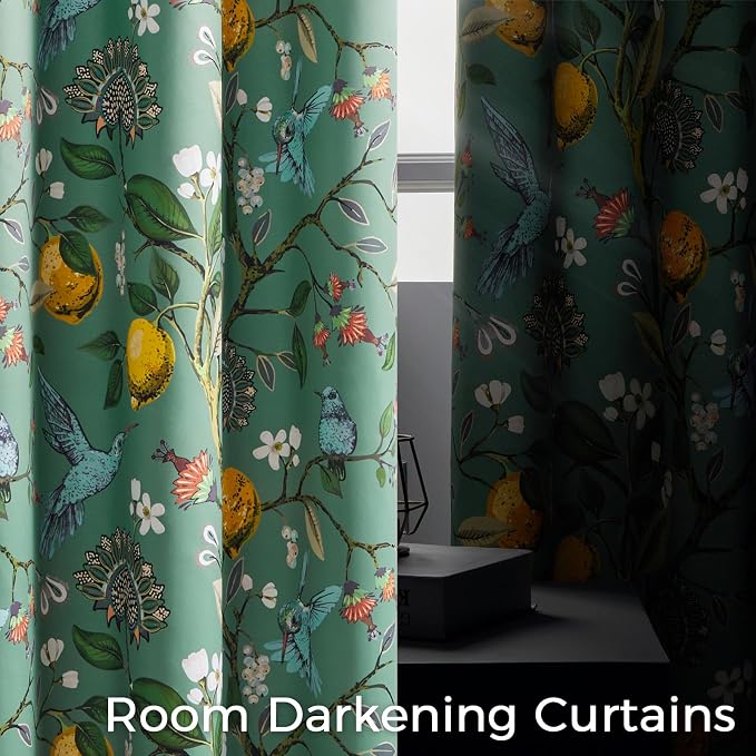 Topfinel 105 Inches Long Sage Green Luxury Curtains - Image 4