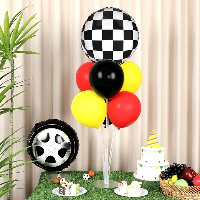 Race Car Party Balloons Stand Kit 2 Sets - Image 4