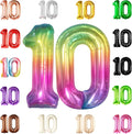 KatchOn Giant Rainbow 10 Balloon Number by KatchOn