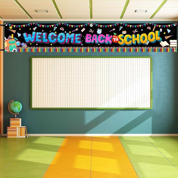 Large Welcome Back to School Banner 120x20 Inch, Back To School Decorations - Image 4