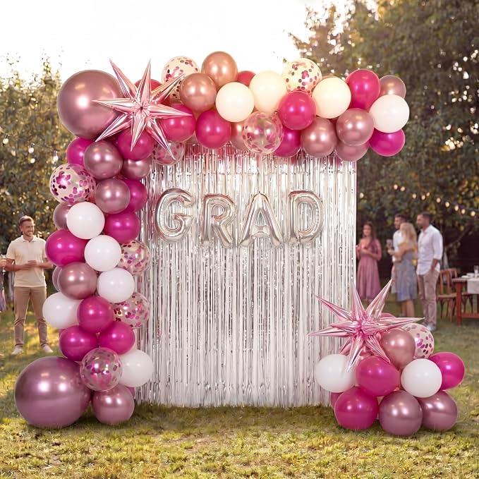 Capoda 148 Pcs Pink Balloon Garland Arch Kit Princess Party Decorations Balloons - Image 6