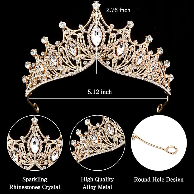 Fesciory Birthday Crown for Women, Adult Fit, Coming of Age Gifts & Halloween - Image 5