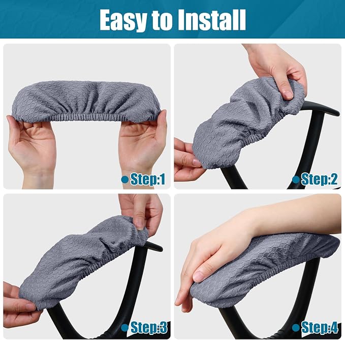 Smiry Office Computer Chair Armrest Covers - Image 4