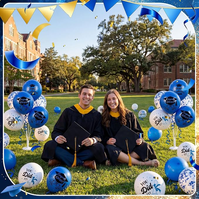 Foilswirl 4 Sets Graduation Party Balloons 2026 Congrats Grad Table - Image 7