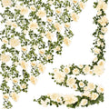 Findosom Total 12.4Ft Artificial Flowers Garlands by Findosom