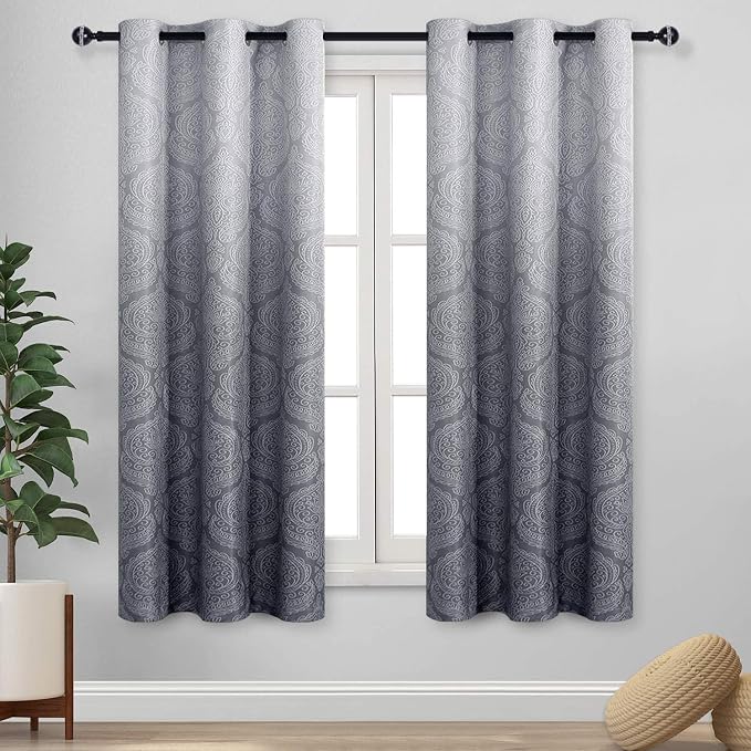DWCN Ombre Blackout Curtains for Bedroom by DWCN