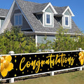 Congratulations Yard Banner Class of 2026 Graduation Party Decorations Gold by Ramciyo