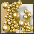 PartyWoo Gold Balloons 140pcs Different Sizes of 18 12 10 5 Inch | Balloons by PartyWoo