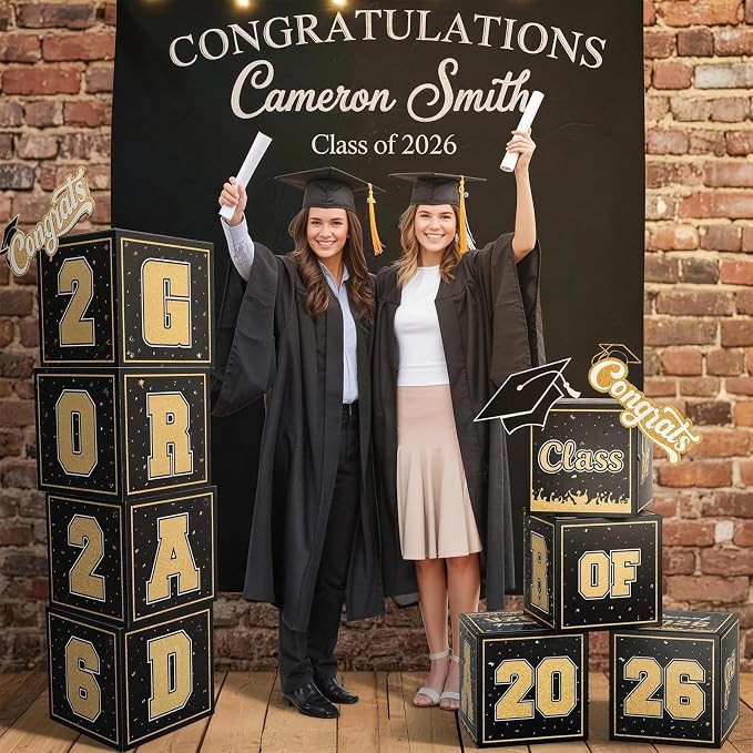 2026 Graduation Decorations, So Proud of You and Class of 2026 Grad Balloon - Image 4