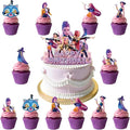 25 Pcs Anime Cake Decorations, Cute Happy Birthday Cake Toppers, You Will by QOQXQOOH