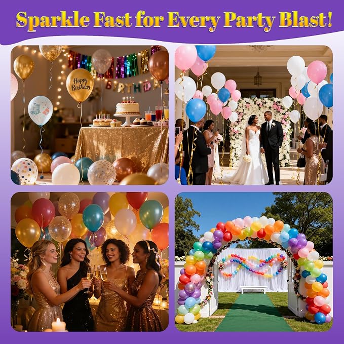 Balloon Shine Spray for Party : 15 oz Balloons Spray Silicone | Christmas - Image 4