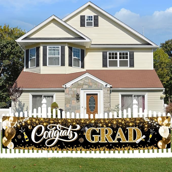 2026 Graduation Decorations-Congrats Grad Yard Sign Banner Decoration - Image 3