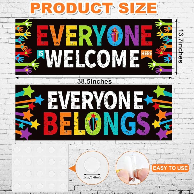 COCHIE Classroom Decorations Welcome Banner Poster - Image 2