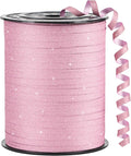 Pink Curling Ribbon, 500 Yards, 1/5 Inch | Glitter, by CLUEWR