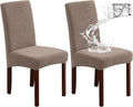 Waterproof Dining Chair Covers Set of 2 Parsons Chair Slipcovers | Double by Genina