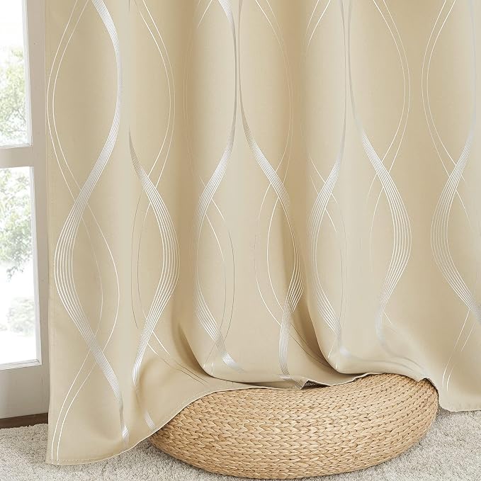 NICETOWN Bedroom Blackout Curtains Panels - Image 8