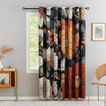 Tyrot Black Boho Floral Blackout Curtains by TyrotHomeDecor