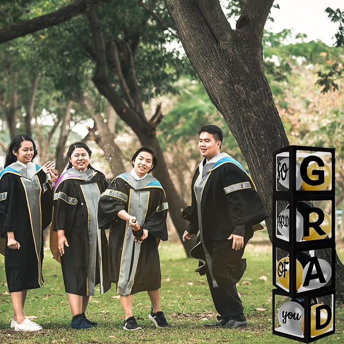 Class Of 2026 Graduation Decorations Black Graduation Balloon Box Kit, - Image 8