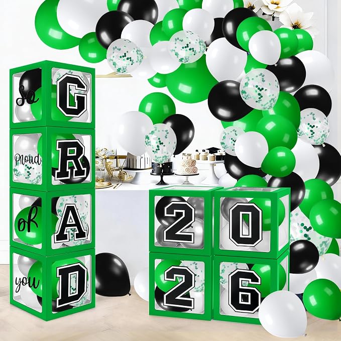Graduation Decorations 2026 Graduation Party Decorations Set of 4 Boxes by Labrostar