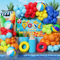 Pool Party Decorations Birthday Supplies 153Pcs, Summer Pool Party Balloon by PTGOLUO