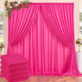 20ftx10ft Wrinkle Free Fuchsia Backdrop Curtains by ENJOYYOURPARTY