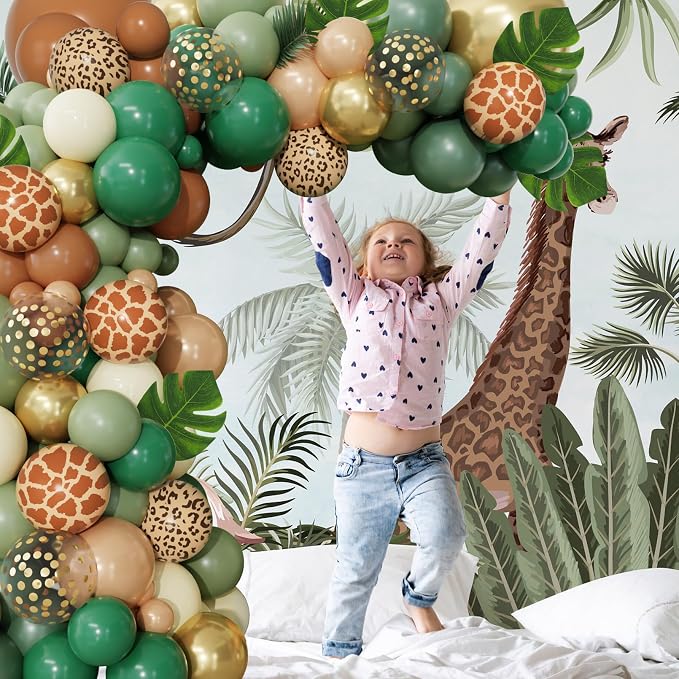 170Pcs Jungle Safari Balloons Arch Garland Kit - Image 5