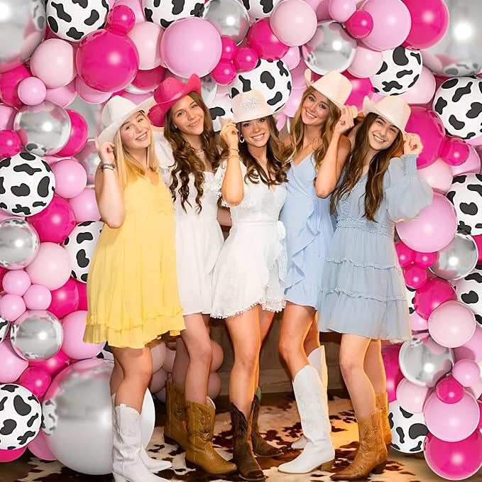 Amandir 153pcs Hot Pink Balloons Arch Garland Kit Different Sizes | 18 12 10 5 - Image 5