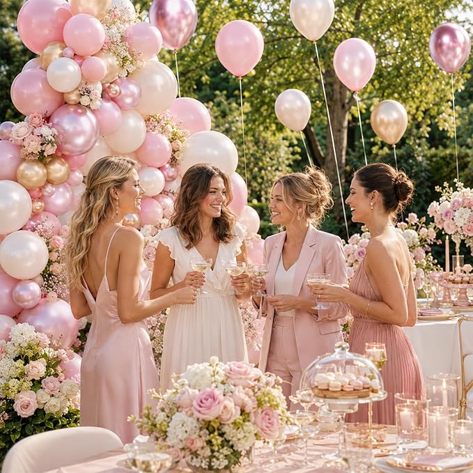 Pink Gold Balloons - Image 6