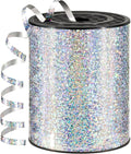600 Yards Silver Curling Ribbon 1/5 Inch Shiny Metallic Silver Ribbon Balloon by Unknown