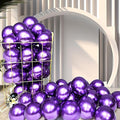 Firomi Metallic Chrome Purple Balloons 5-inch 100 Pack | Helium Small-Medium by Firomi