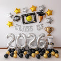 65 PCS Congrats Grad Balloons Kit, Class of 2026 Graduation Party Decorations by Vrukiaa