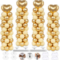4 Sets Balloon Column Stand Kit by Toosci