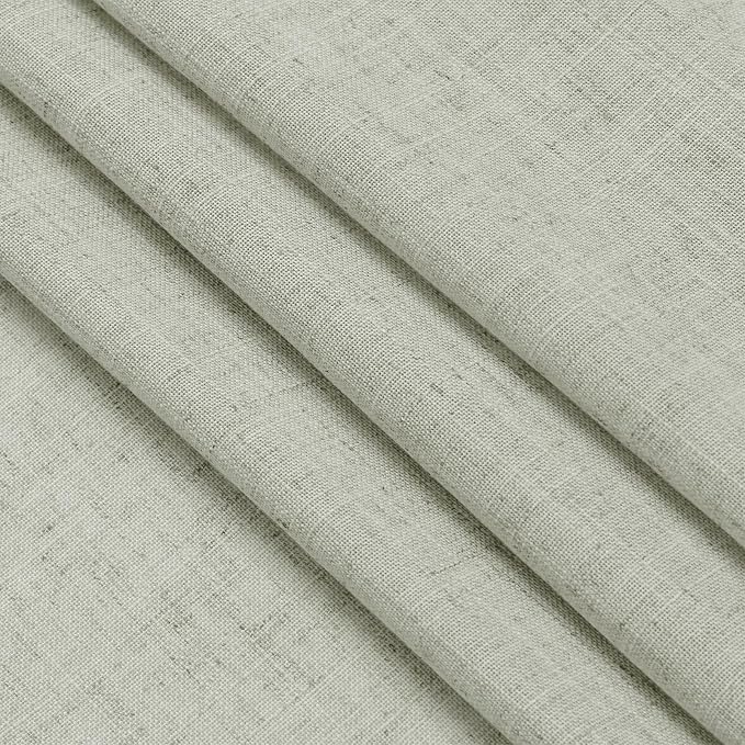 Sage Green Curtains 132 Inches Long 2 Panels - Image 6