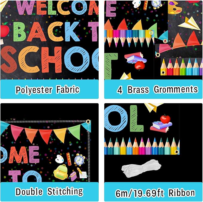 Welcome Back to School Banner 71x43 in - Image 3