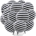 TONIFUL 30Pcs 18 Inch Round Balloons Large Black White Round Shape Foil by TONIFUL