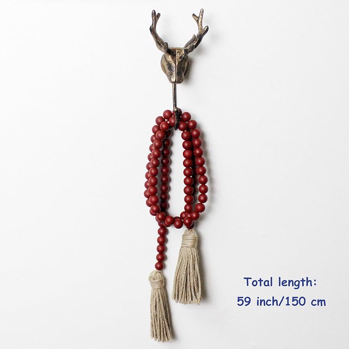 CVHOMEDECO. Wood Beads Garland - Image 6