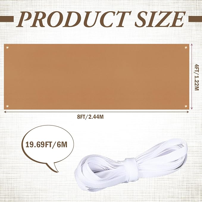 Zonon Large Blank Banners And Signs Polyester Oxford Cloth Sublimation Banner - Image 2