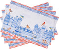 Maison d' Hermine Placemats Set of 4 Reusable 100% Cotton | Cloth Place Mats by MaisondHermine