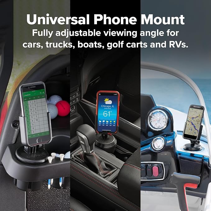 WeatherTech CupFone with Solid Billet Aluminum Knobs - Image 6