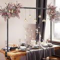 Over The Table Rod Stand with Clamps Black Table Balloon Arch Frame | by Nisoger