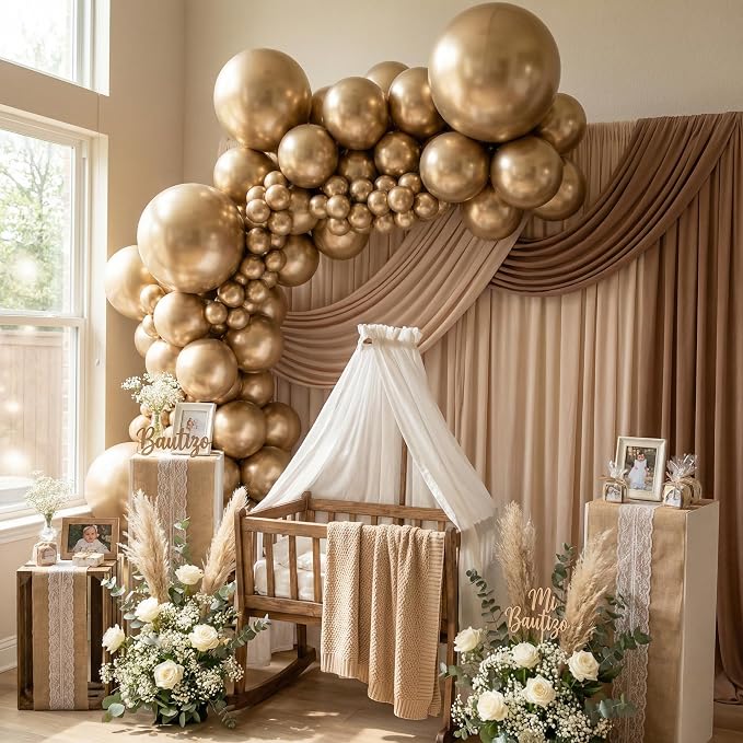 Sempertex Reflex Gold Balloons, 5 Inch, Graduation, Baby Shower, Anniversary - Image 3