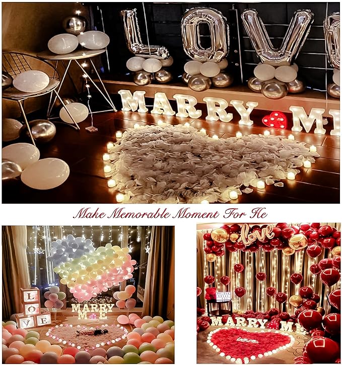 1000Pieces Rose Petals, Artificial Flower Petals Fake Rose Petals for Romantic Night,Wedding,Proposal Anniversary Flower Decorations (Deep Pink)