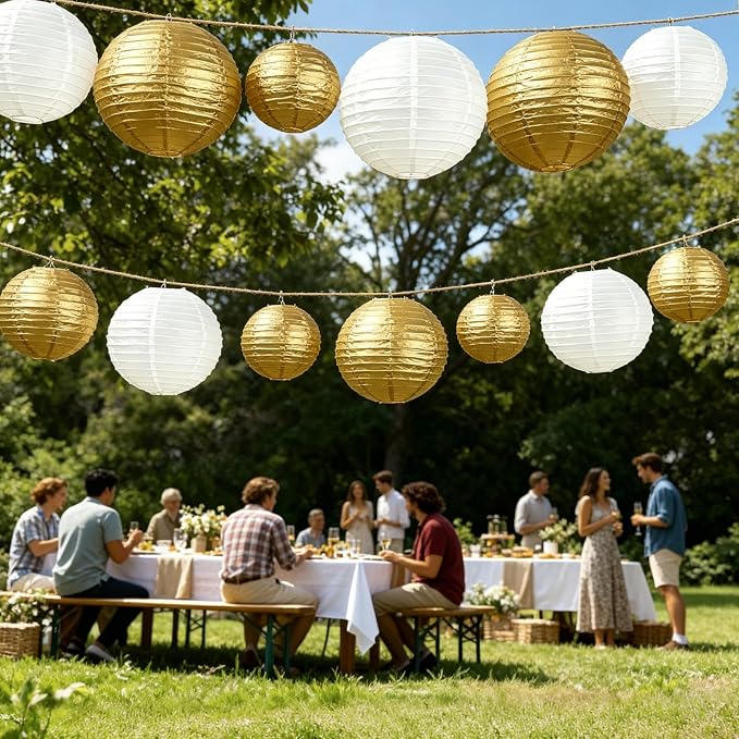 20Pcs Paper Lanterns Decorative - Image 2