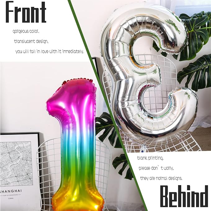 16 Balloon Numbers, Sweet 16 Balloons - Image 2
