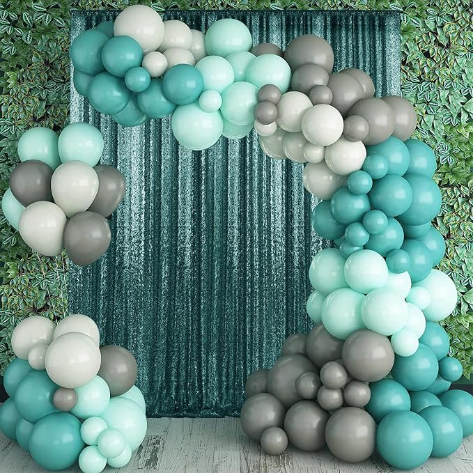 4×8FT-2PCS Hunter Sequin Backdrop Curtains Panels, Photography Backdrop Glitter - Image 4