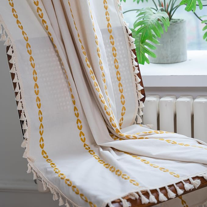 Sutuo Home Boho Curtains 90 inches - Image 3