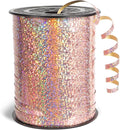 500 Yards Laser Rose Gold Curling Ribbon, 1/5 Inch Wide Shining Metallic Ribbons by Unknown