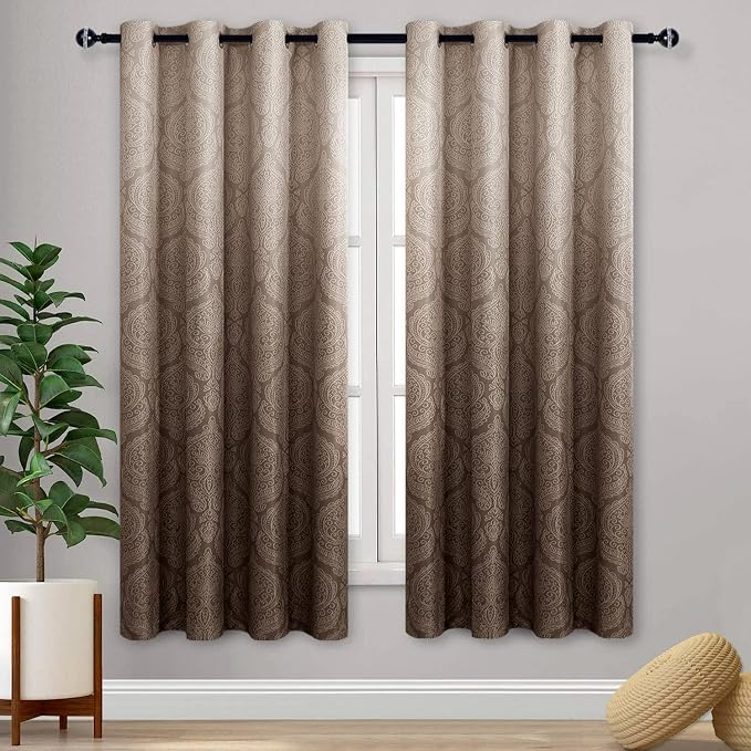 DWCN Ombre Blackout Curtains for Living Room by DWCN