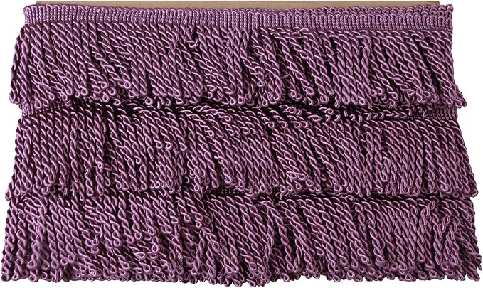 BEL AVENIR Bullion Fringe Trim Curtain Fringes 5 Yard x 2.5 Inches Sewing | - Image 4